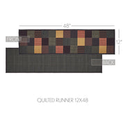 Heritage Farms Quilted Runner 12x48