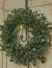 Adjustable Wreath Hanger with Candle Holder