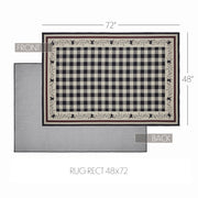 Pip Vinestar Polyester Rug Rect 48x72