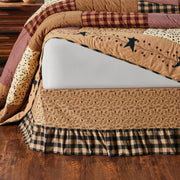 Pip Vinestar Ruffled King Bed Skirt 78x80x16