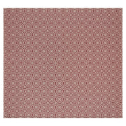 Custom House Burgundy Tan Jacquard King Coverlet 106Wx97L