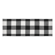 Annie Buffalo Check Black Runner 12x36