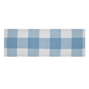 Annie Buffalo Check Blue Runner 8x24