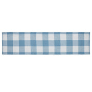 Annie Buffalo Check Blue Runner 12x48