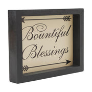 Bountiful Blessings w/ Arrows Wall Sign 8x10.5x1.5