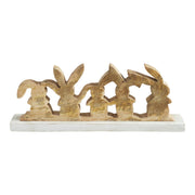 Bunny Hop Wooden 5 Bunny Silhouettes 5x13.5x2