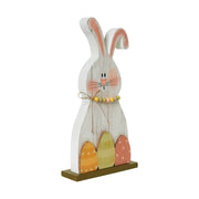 Bunny Hop Blushing Bunny & Eggs w/ Base 12x6.5x2