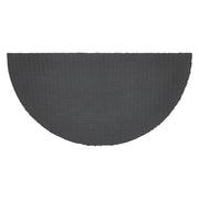 Down Home Rooster & Hens Coir Rug Half Circle 16.5x33