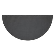 Down Home Welcome to the Roost Coir Rug Half Circle 16.5x33