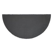 Saltbox Coir Welcome Rug Half Circle 16.5x33