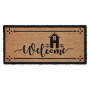 Saltbox Coir Welcome Rug Rect 17x36