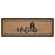 Saltbox Coir Welcome Rug Rect 17x48