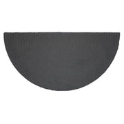 Raven Stars Coir Rug Half Circle 16.5x33