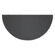 Raven Stars Coir Welcome Rug Half Circle 16.5x33