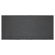 Welcome To Our Home Black Tan Coir Rug Rect 17x36