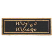 Woof Welcome Coir Rug Rect 17x48