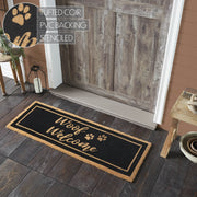 Woof Welcome Coir Rug Rect 17x48
