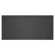 Welcome To Our Home Charcoal Stripes Coir Rug Rect 17x36