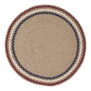 Red White Blue Ric Rac Trivet 12 Inch Diameter