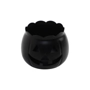Jack-O-Lantern Candle Holder Black 4.25x5.25x5.25