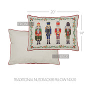 Traditional Nutcracker Pillow 14x20