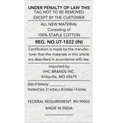 Sawyer Mill Black Ruffled Standard Pillow Case Set 21x26+4 Bundle (2-Pillow Case Sets)