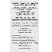 Dorset Gold Floral King Quilt 105Wx95L 8pc Bundle (Quilt, Euro Shams, Bed Skirt, Shams, Pillow Cases)