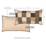 Kettle Grove California King Quilt 130Wx115L 3pc Bundle (Quilt, Shams)