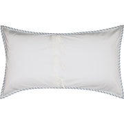 Sawyer Mill Blue Ticking Stripe Luxury King Quilt Coverlet 120Wx105L 3pc Bundle (Coverlet, Shams)