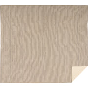 Sawyer Mill Charcoal Ticking Stripe Quilt California King Coverlet 130Wx115L 3pc Bundle (Coverlet, Shams)