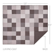 Florette Luxury King Quilt 120Wx105L 4pc Bundle (Quilt, Bed Skirt, Euro Shams)