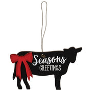 Christmas on the Farm Wooden Ornaments (Set of 6)