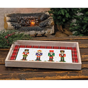 Nutcrackers on Parade Wooden Tray