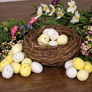Yellow & White Speckled Eggs (24 Pack)