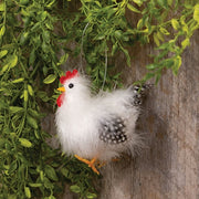 Fuzzy Chicken Ornament