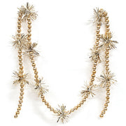 Champagne Bead & Tinsel Garland - 43"L