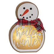 LED Snowman Sitter  (3 Count Assortment)