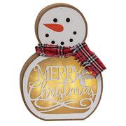 LED Snowman Sitter  (3 Count Assortment)