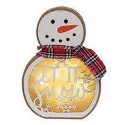 LED Snowman Sitter  (3 Count Assortment)