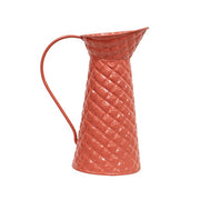 Diamond Pattern Embossed Mini Water Pitcher - 6"H  (4 Count Assortment)