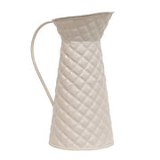 Diamond Pattern Embossed Mini Water Pitcher - 6"H  (4 Count Assortment)