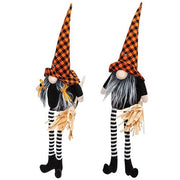Dangle Leg Halloween Gnome  (2 Count Assortment)