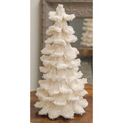 White Sherpa Christmas Tree - 17.5"H