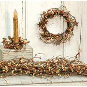 Pip Berry Ring With Stars - Pumpkin Spice - 2"