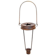 Rusty Jar Lid Taper Holder