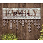 Family Birthday Calendar