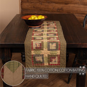 Tea Cabin Runner Quilted 13x48