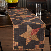 Arlington Runner Quilted Patchwork Star 13x48