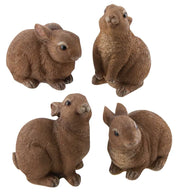 Resin Bunny  (4 Count Assortment)
