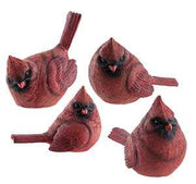 Large Resin Cardinal  (4 Count Assortment)